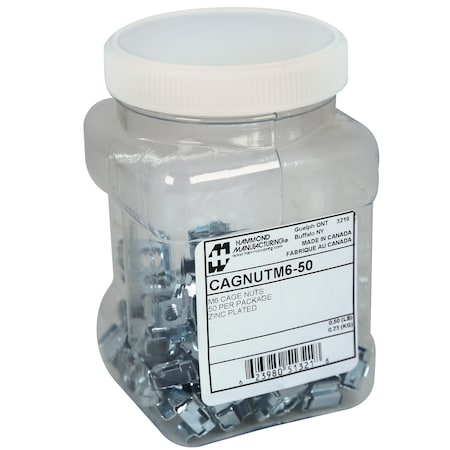 Hammond M6 Cagnuts, 50-Count CAGNUTM6-50